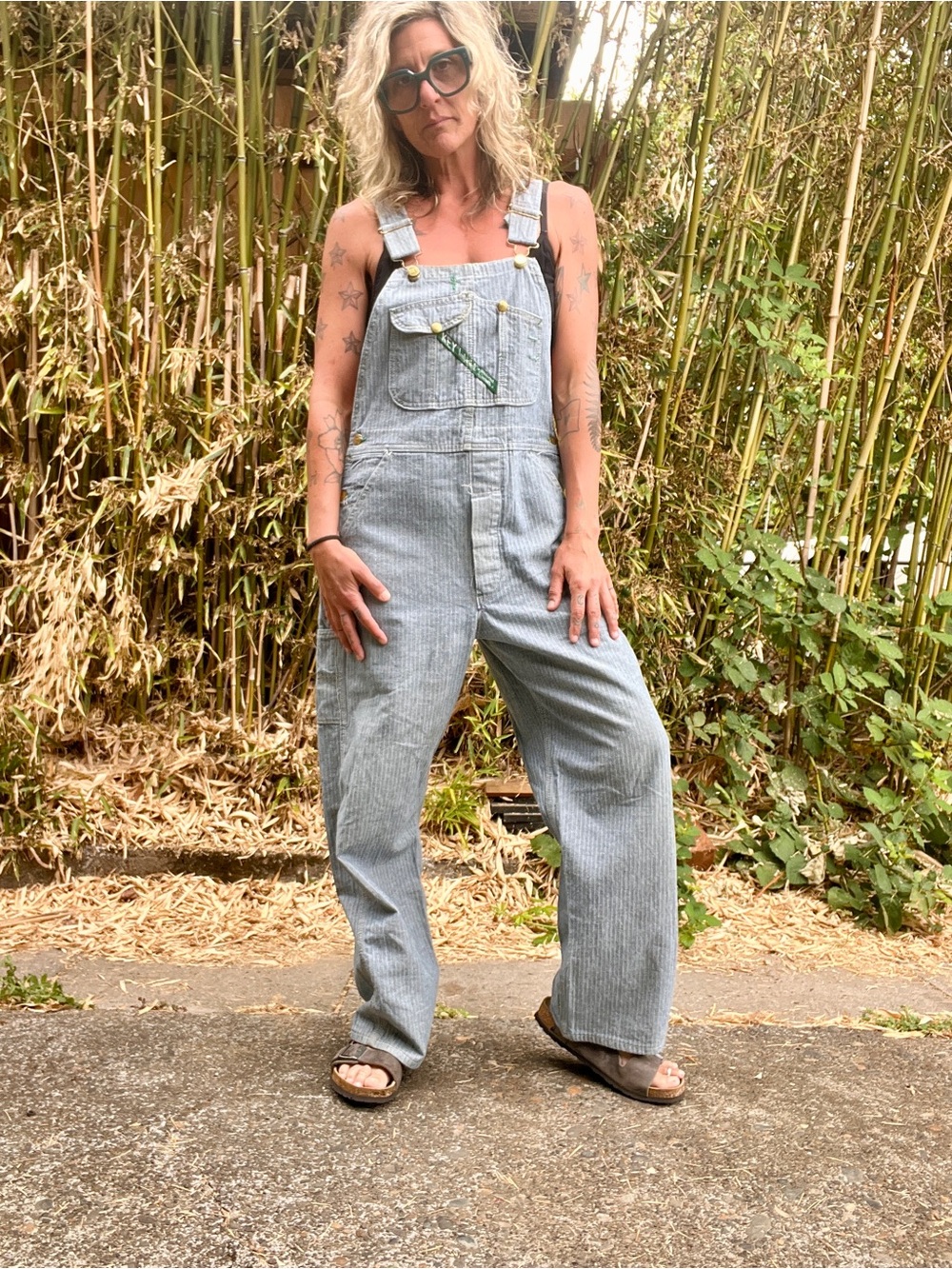 Key imperial herringbone 1970’s/80’s vintage overalls men’s/women’s size medium